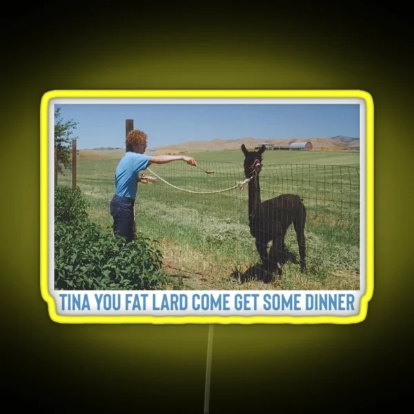 Tina The Fat Lard RGB Neon Sign