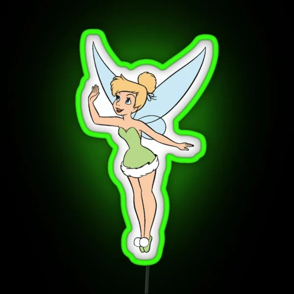 Tinker Bell Drawing RGB Neon Sign