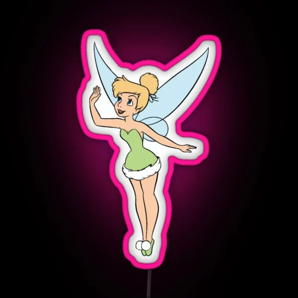 Tinker Bell Drawing RGB Neon Sign