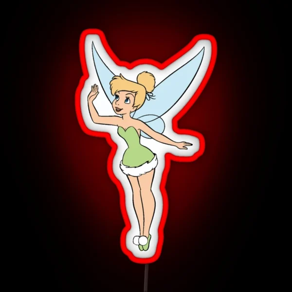 Tinker Bell Drawing RGB Neon Sign