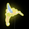 Color-Changing Tinkerbell LED Neon Sign with Vibrant RGB Illumination Effects