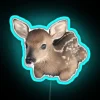 Whimsical Tiny Deer LED Neon Sign for Home Decor Accents