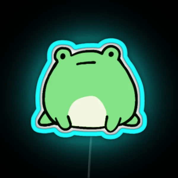 Tiny Frog Original Hand Drawn Miniature RGB Neon Sign