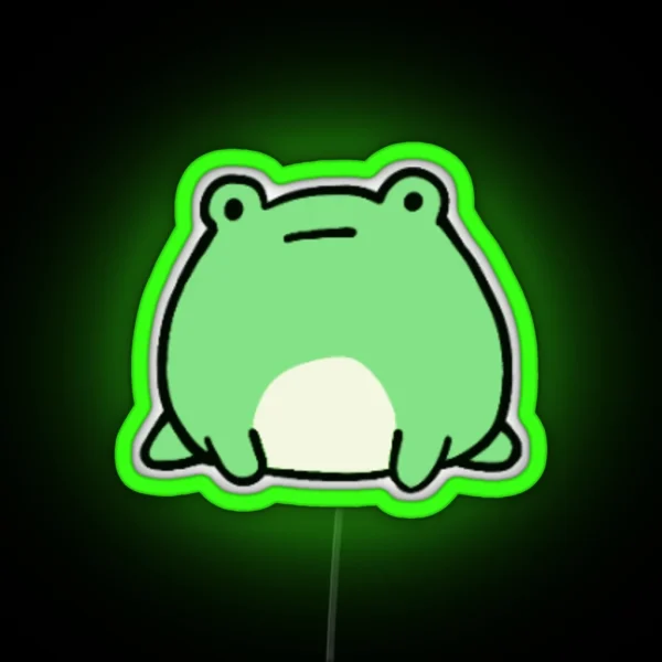 Tiny Frog Original Hand Drawn Miniature RGB Neon Sign