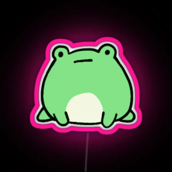 Tiny Frog Original Hand Drawn Miniature RGB Neon Sign
