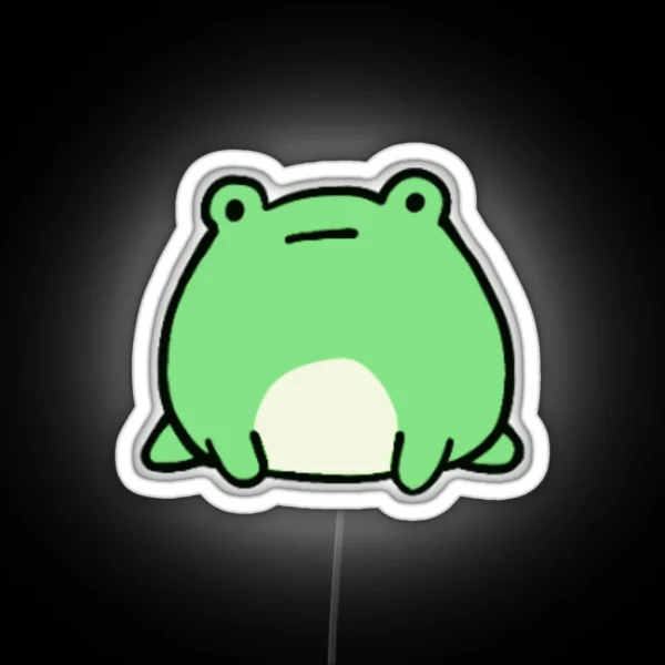 Tiny Frog Original Hand Drawn Miniature RGB Neon Sign