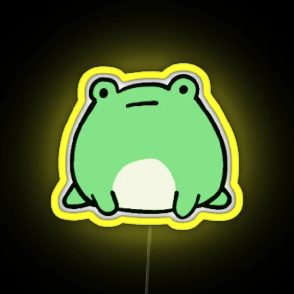 Tiny Frog Original Hand Drawn Miniature RGB Neon Sign