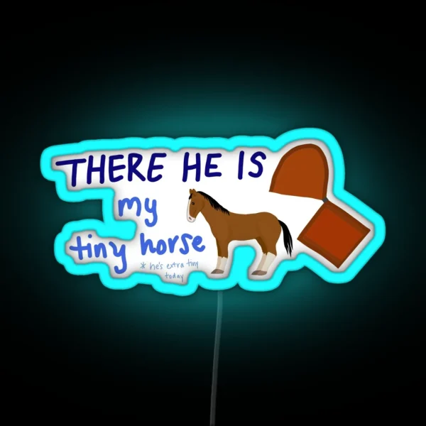 Tiny Horse RGB Neon Sign