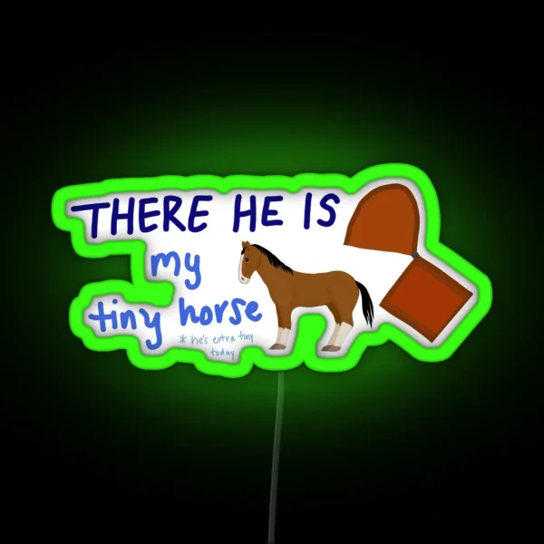 Tiny Horse RGB Neon Sign