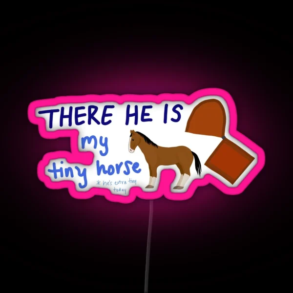 Tiny Horse RGB Neon Sign