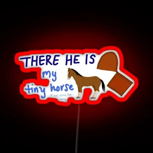Tiny Horse RGB Neon Sign