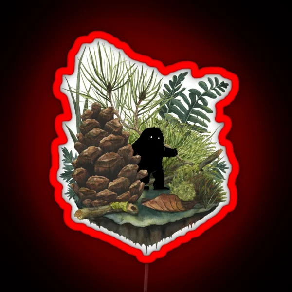 Tiny Sasquatch RGB Neon Sign