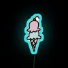 RGB Neon Ice Cream Sign for Home Decor Kitchen Walls