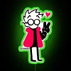 Vibrant Tiny VASH Neon Sign with Programmable RGB Color Options Available
