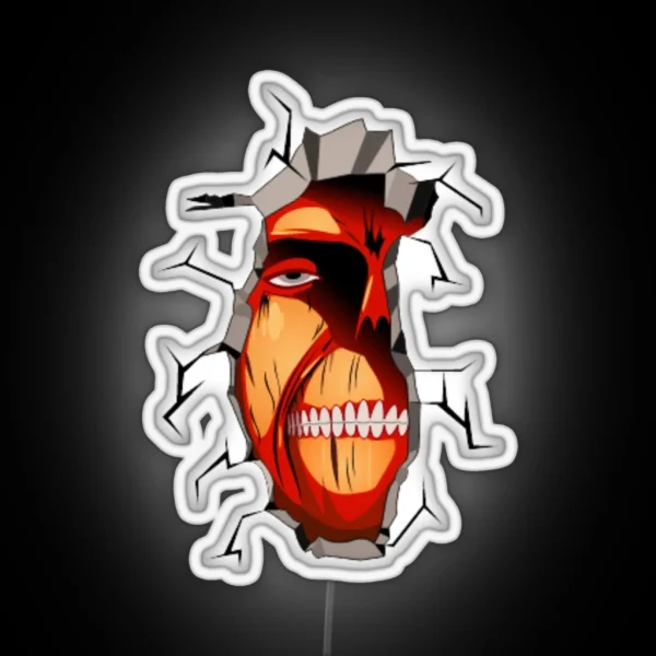 Titan In The Wall RGB Neon Sign