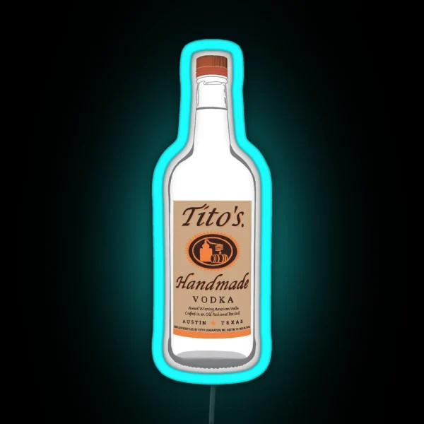 Tito S Vodka RGB Neon Sign