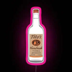 Tito S Vodka RGB Neon Sign