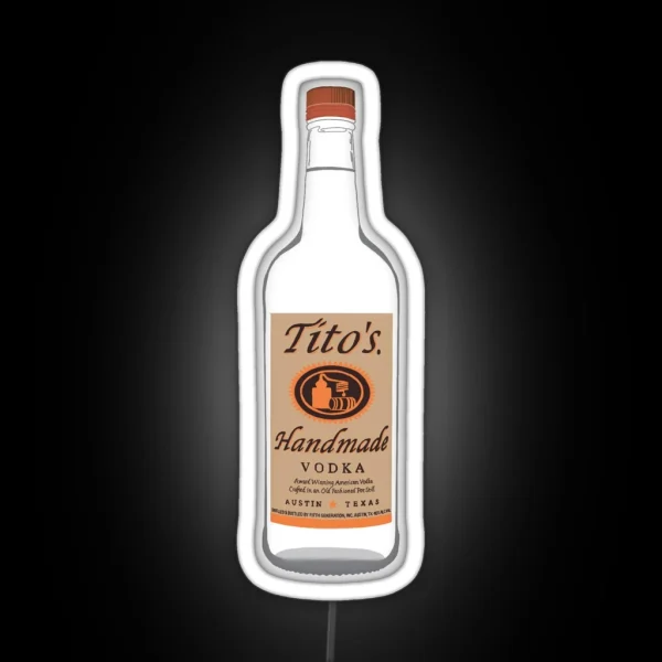 Tito S Vodka RGB Neon Sign