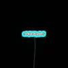 Neon sign with inspirational message 'To Live For The Hope'