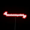 Neon Sign: Vibrant Blue Illumination for the Hopeful and Aspirational Souls