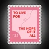Taylor Swift's Inspirational Neon Sign: Living for Hope and Dreams