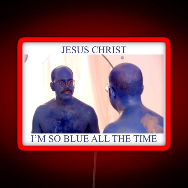 Tobias Funke Funeral Phoebe Bridgers RGB Neon Sign