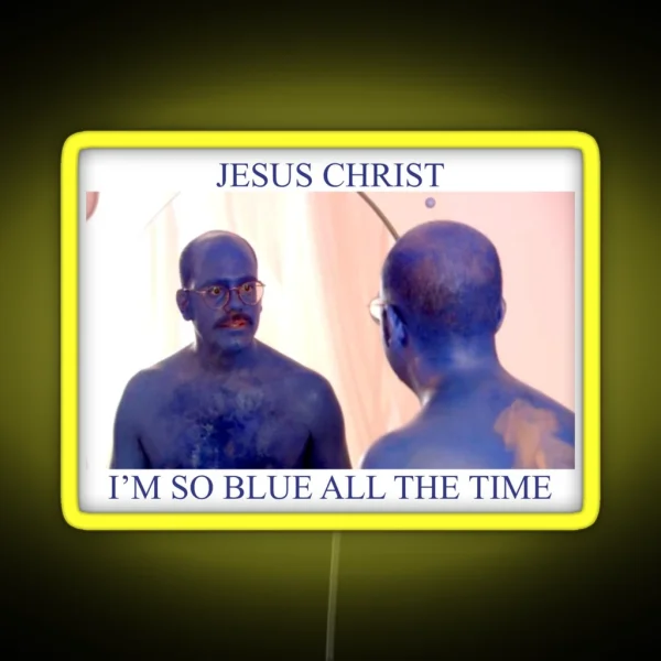 Tobias Funke Funeral Phoebe Bridgers RGB Neon Sign