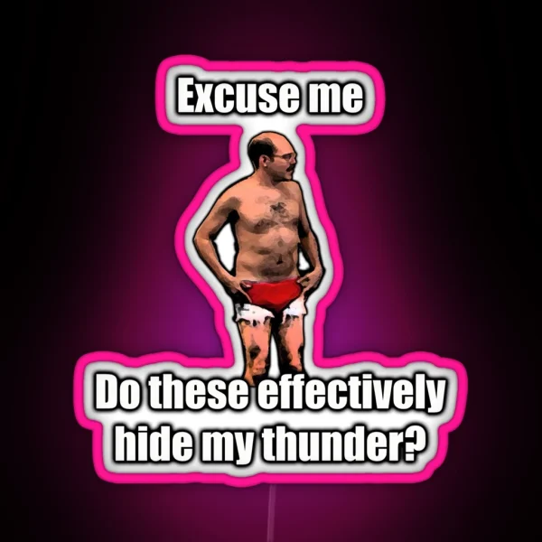 Tobias The Never Nude RGB Neon Sign