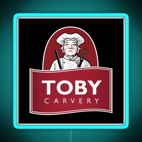 TOBY CARVERY RGB Neon Sign