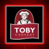 Vibrant RGB Neon Sign Featuring Toby Carvery Branding in Style