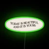 Add vibrant modern ambiance with colorful RGB neon signs anywhere
