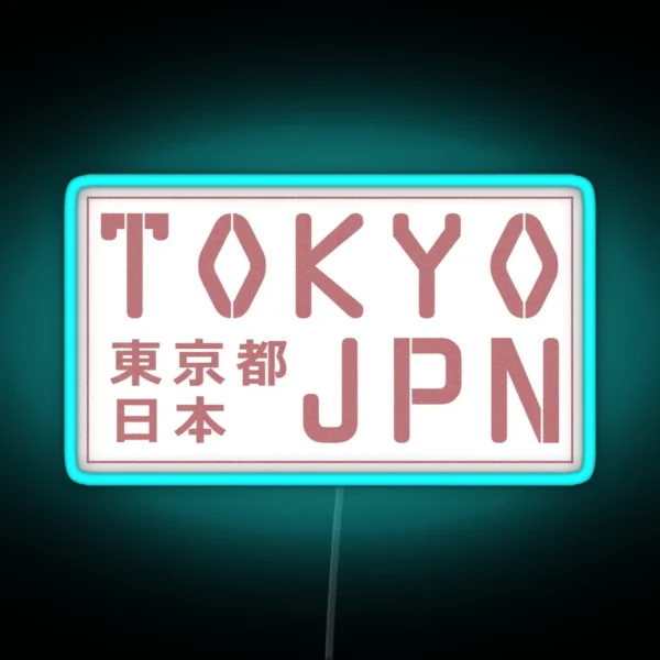 Tokyo Japan RGB Neon Sign