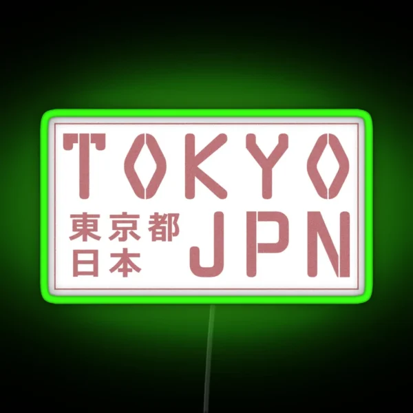Tokyo Japan RGB Neon Sign