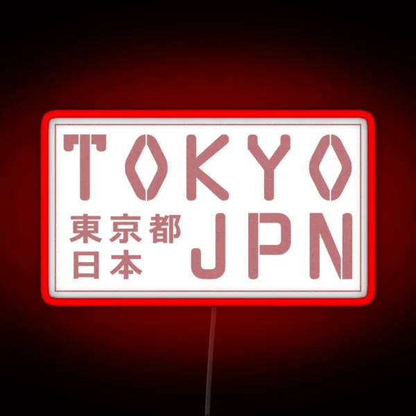 Tokyo Japan RGB Neon Sign