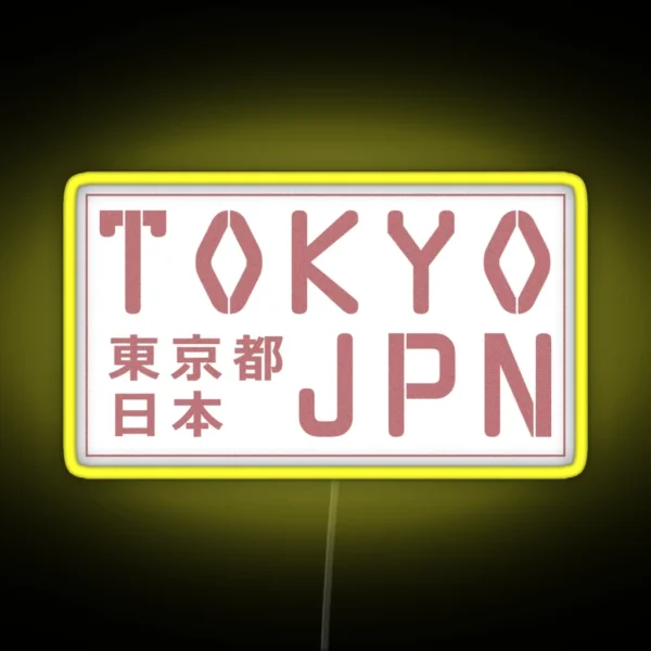 Tokyo Japan RGB Neon Sign