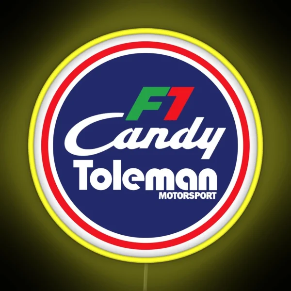 Toleman Candy Motorsport RGB Neon Sign