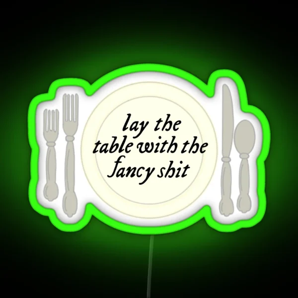 Tolerate It Lyrics RGB Neon Sign