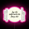 Tolerate It Lyrics Inspired Colorful RGB Neon Sign Art Display