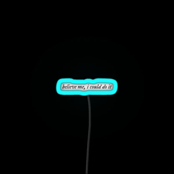 Tolerate It Taylor Swift Evermore Lyrics RGB Neon Sign