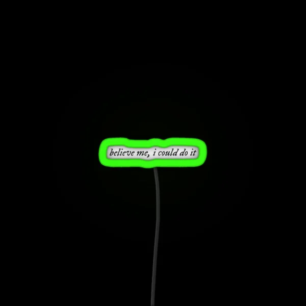 Tolerate It Taylor Swift Evermore Lyrics RGB Neon Sign