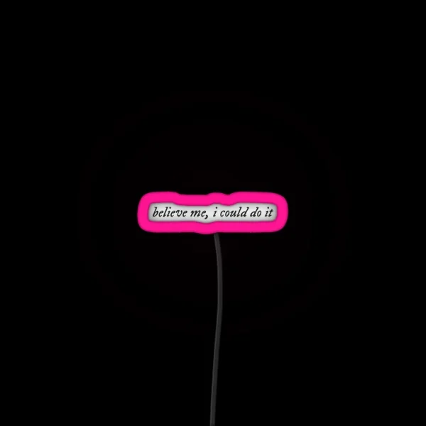 Tolerate It Taylor Swift Evermore Lyrics RGB Neon Sign