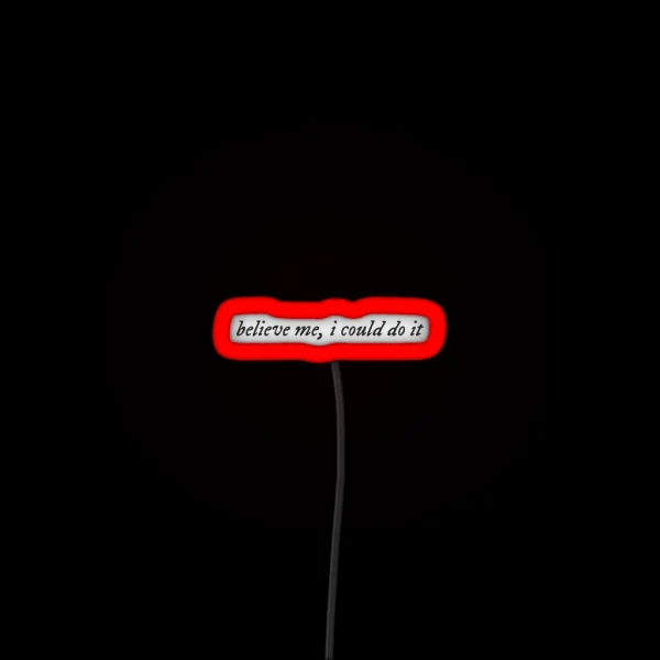 Tolerate It Taylor Swift Evermore Lyrics RGB Neon Sign