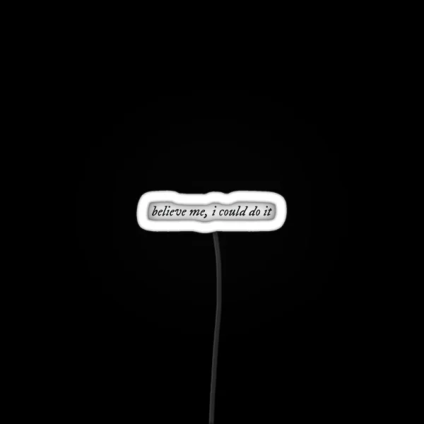 Tolerate It Taylor Swift Evermore Lyrics RGB Neon Sign