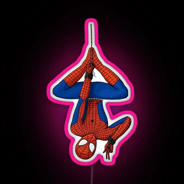 Tom Holland Spidey Depend RGB Neon Sign
