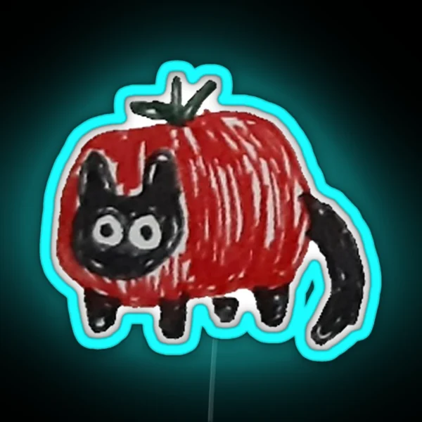Tomato Cat RGB Neon Sign