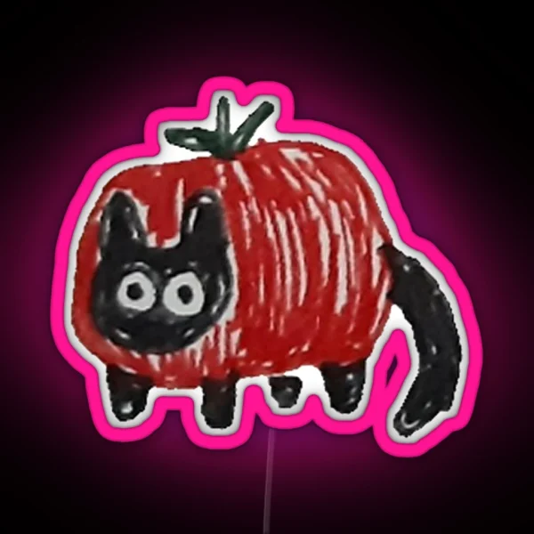 Tomato Cat RGB Neon Sign