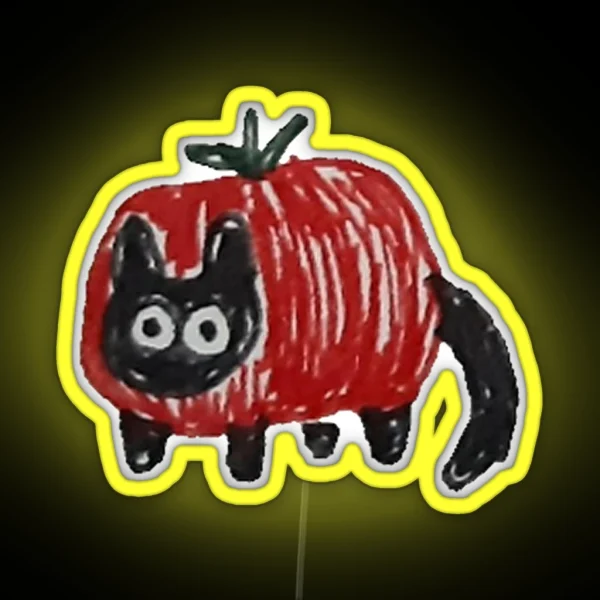 Tomato Cat RGB Neon Sign