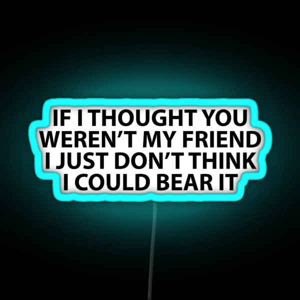 Tombstone Movie Quote RGB Neon Sign