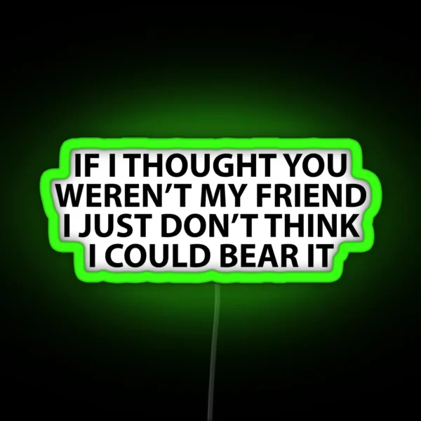 Tombstone Movie Quote RGB Neon Sign