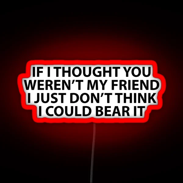 Tombstone Movie Quote RGB Neon Sign
